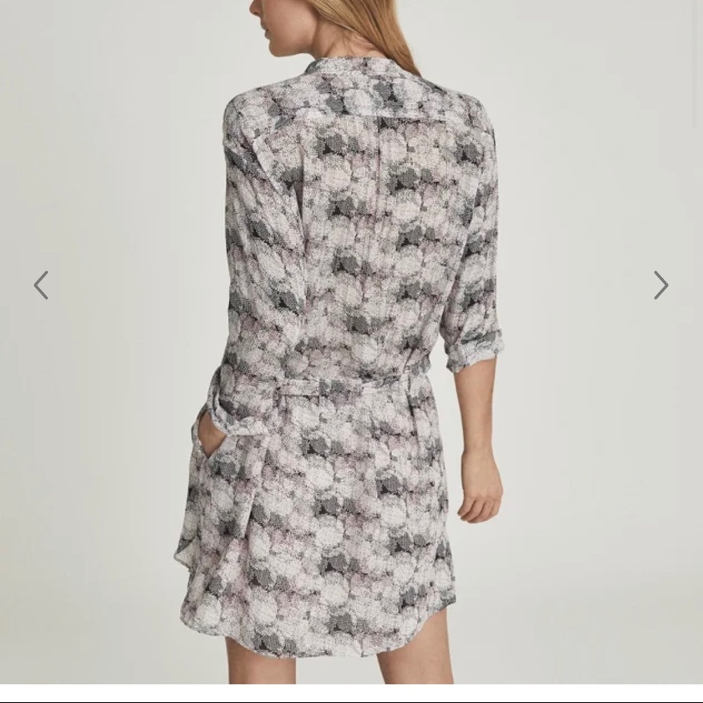 Reiss Multicolor Patterned Mini Dress - Picture 4 of 14